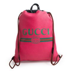 GUCCI ドローストリング バックパック ピンク - メルカリ
