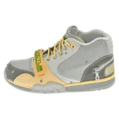 NIKE (ナイキ) ×TRAVIS SCOTT AIR TRAINER 1 SP CACTUS JACK GREY HAZE トラヴィススコット エアトレーナーカクタスジャック ハイカットスニーカー US9.5/27.5cm DR7515-001のサムネイル