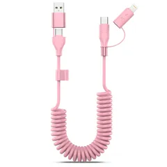 対応 Android/iPad/Galaxy Max/14/13 、USB Pro Pro/15 A+USB 15/15 データ同期付き転送 急速充電と高速 C 60W/3A Auto to Android & USB USB コード CarPlay C+Li