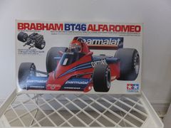 (ほぼ組み立て済み)　TAMIYA　BRABHAM BT4６ ALFAROMEO 1/20 グランプリコレクションNO.07のサムネイル
