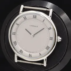 美品セイコーLASSALE ラサール 5A50−2000ホワイト文字盤 送料込】 美品セイコーLASSALE ラサール 5A50−2000ホワイト文字