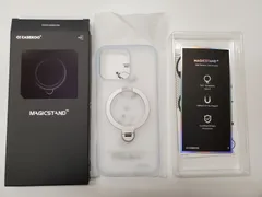 ★【2025最高傑作&定点360度回転】CASEKOO iPhone 16 Pro Max 用 ケース 米軍MIL規格 耐衝撃 MagSafe対応 高耐久性【横縦両立・角度自由調整】最大25W急速充電対応「MagicStand Pro」(マットクリア)