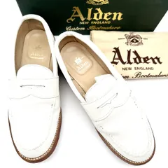 Alden N9202 ローファー スエード ホワイト 2105T Alden N9202 コインローファー スエード ホワイト 2105T - メルカリ