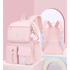 ☆ ピンク ☆ スモール ☆ リュックサック キッズ pk418 リュック キッズ 女の子 バックパック リュックサック デイパック キッズリュックサック 子供用リュック 小学生 バッグ バック おしゃれ かわいい 女子 子供 子ども はっ水 撥水 軽量