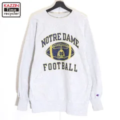 90s USA製 vintage Champion カレッジ ノートルダム NOTREDAME リバースウィーブスウェット メンズ 表記XLサイズ