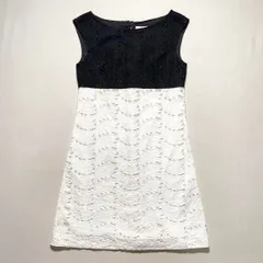 Max Mara Shine! ワンピース ブラック ホワイト 刺繍 36のサムネイル