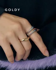 【SALE】GOLDY/ゴールディ/ユニオン ニュアンス メタル セットリング/アクセサリー/5231205のサムネイル