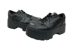 ナイキ NIKE 25年製 Women's Air Jordan 1 Brooklyn Low ウィメンズ エアジョーダン1 ブルックリン ロー 厚底 ヒール BLACK 黒 HF3184-001 スニーカー ブラック 24.5cm 104S-912