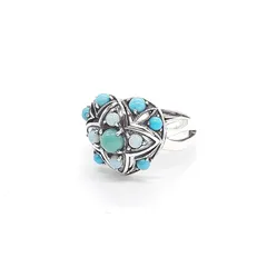 ALEXIA STAM♢turquoise arrow silver ring