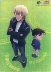 【中古】下敷き 江戸川コナン＆降谷零(グリーン) オリジナル下敷き 「無添くら寿司×劇場版 名探偵コナン ハロウィンの花嫁」 プレゼントキャンペーン特典 第1弾