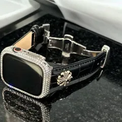 アップルウォッチケース　互換性対応カスタム　カバー　保護　ギフト　38 40 41 42 44 45 46 49 キラキラ　ベルト 本革　レザーバンド セット series2/3/4/5/6/7/8/9/10/11　se1/2/3  Ultra1/2/3  a