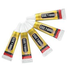 15ml×5本 T8000 ボンド 多目的 強力 透明 極細ノズル ボンド 接着剤 手芸用ボンド スマホ修理 アクセサリー