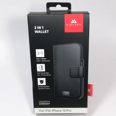 iPhone 13 Pro 高機能スマホケース Black Rock 2 in 1 WALLET ドイツブランド◆未使用