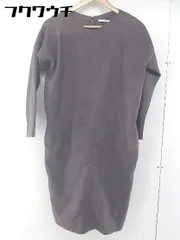 ◇ URBAN RESEARCH DOORS アーバン リサーチ ドアーズ 長袖 膝丈 ワンピース サイズONE グレー系 レディース  【1106150008510】