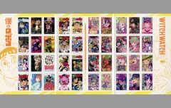 【中古】シール・ステッカー 集合 ミニチュア表紙ステッカー 「僕とロボコ/ウィッチウォッチ」 最強ジャンプ 2025年5月号付録