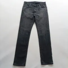 UNIQLO ユニクロ デニムパンツ サイズ32 スリム カジュアル ウォッシュ メンズ A8012