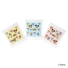 おしぼりタオル 3枚入り ミッキー＆フレンズ 風船 （ ディズニー おしぼり ハンドタオル ミニタオル タオルハンカチ タオル ハンカチ 子供 入園 入学 給食 幼稚園 保育園 遠足 ピクニック レジャー 子ども キッズ ）