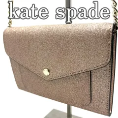 ケイトスペード ラメ チェーンショルダーバッグ ローズゴールド Kate Spade Glitter Chain Shoulder Bag Y2K