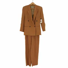 エンポリオアルマーニ EMPORIO ARMANI リネンレーヨン ダブルテーラードジャケット 2タックスラックス セットアップ レディース  42のサムネイル