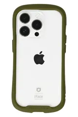 iFace Reflection iPhone 14 Pro ケース クリア 強化ガラス (カーキ)【アイフェイス アイフォン14pro 用 iphone14プロ 用 カバー 韓国 耐衝撃 透明 ストラップホール】 [カーキ・iPhone14 Pro専用]
