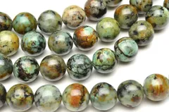 アフリカンターコイズ 10mm １連（約３８cm） パワーストーン 天然石 _R5088-10