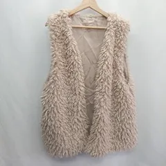 ◇ ⊇ classicalelf クラシカルエルフ ベスト ジャケット サイズL ピンク系 レディース E  【1410100016136】