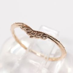 美品 アガット 透かし ミル打ち リング/24-4232 - メルカリ 