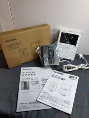 IRIS OHYAMA／アイリスオーヤマ　テレビドアホン　カメラ付玄関子機・モニター付き親機セット　TD-SM3010-WSH　C1221