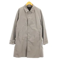B&Y ユナイテッドアローズ BEAUTY&YOUTH ビューティー&ユース ステンカラーコート ロング 中綿ベスト ライナー付き 2WAY グレー S ■ECSのサムネイル