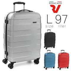 RONCATO ロンカート RV-18 スーツケース Lサイズ キャリーケース 大型 97L メンズ 旅行 出張 ポリカーボネート ハード ファスナータイプ イタリア製 縦型 TSAロック 4輪 軽量 メンズ バッグ ブランド 5801