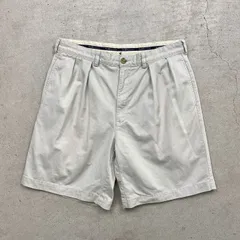 90年代~00年代 Polo Ralph Lauren ポロラルフローレン 2タック ワイド チノショーツ ショートパンツ TYLER SHORT メンズW34 
