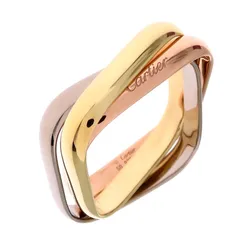 緊急値下げ！カルティエ　新品同様トリニティ クッションリング　ラージ　54 緊急値下げ！カルティエ新品同様トリニティ クッションリングラージ54