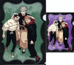 【中古】クリアファイル 虎杖＆乙骨＆五条 クリアファイル2枚セット(A4・B6サイズ) 「芥見下々 呪術廻戦展」