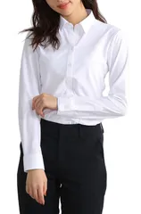長袖 速乾 アイシャツ 洗える ブラウス 360°ストレッチ 完全ノーアイロン きれいめ i-shirt オフィス シャツ ブラウス【アイシャツ】レディース リクルートレディース [アイシャツ]
