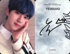 【中古】コレクションカード(男性) EPEX/イェワン(YEWANG)/裏面グレー・印刷サイン入り/CD「BIPOLAR Pt.2 Prelude of Love」LOVER Ver. 封入特典セルフィーフォトカード