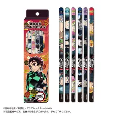 鬼滅の刃(Demon Slayer: Kimetsu no Yaiba)　鉛筆セット2 Bセット　6本入り