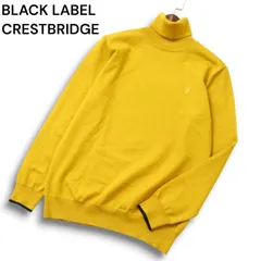 BLACK LABEL CRESTBRIDGE ブラックレーベル クレストブリッジ 秋冬 ウール混★ タートルネック セーター ニット Sz.M メンズ