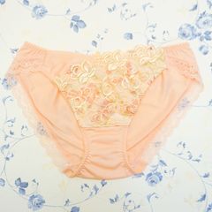 wacoal Lge ワコール　ルジェ　ショーツ　Mサイズ　花柄　刺繍　レース　ボディメイク　ピンク　オレンジ