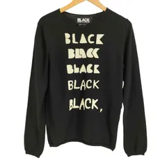 ブラックコムデギャルソン BLACK COMME des GARCONS 11aw BLACK 縦刺繍 ウールニット メンズ  Sのサムネイル