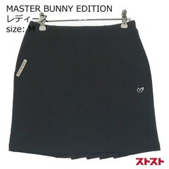 マスターバニーエディション】スカート ロゴ ブラック ゴルフウェア