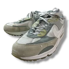 NIKE WMNS AIR MAX 90 FUTURA  ナイキ ウィメンズ エア マックス 90 フューチュラ DM9922-105 白・灰・緑 ホワイト・グレー・グリーン 24cm レディース スニーカー 靴 シューズ プラスエスW-No.167