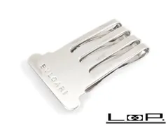 ▲限定値下げ▼ ■美品■　ブルガリ マネークリップ 財布 シルバー SV 【39652】のサムネイル