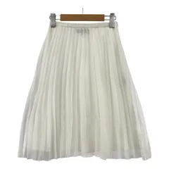 UNTITLED   アンタイトル   プリーツスカート size0/ホワイト