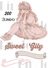 コラージュ素材　人物ステッカー　女の子　A6サイズ　5枚入り　シール　ノーカット　200