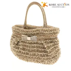 ■ ANTEPRIMA アンテプリマ ハンドバッグ ミニ ショルダーバッグ 鞄 リボン型ロゴ チェーン レディース ゴールド シルバー ベージュ