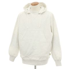 【中古】ビームスプラス BEAMS PLUS SSZコラボ ポリエステルコットン 裏起毛 パーカー アッシュグレー【サイズM】【メンズ】