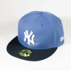 【ニューエラ正規品】ニューエラ New Era® NEW ERA® 帽子 キャップ 59FIFTY Powered by GORO NAKATSUGAWA（MIN-NANO） ニューヨーク・ヤンキース スレート ブラックバイザー(商品番号：14703382)