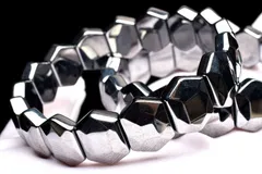 健康のお守りに テラヘルツ鉱石　12x15-16mm　バングル 1個売り パワーストーン 天然石 _BG5795