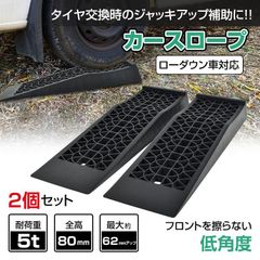 【送料無料】車 カースロープ 2個 5t ジャッキ  ローダウン 車 軽量 大型車アシスト ジャッキアップ補助 タイヤ交換 オイル交換 整備用 カーランプ メンテナンス スロープ