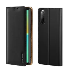 【WISH Series 高級牛革】Xperia 10 IV ケース 手帳型 本革 スマホケース[docomo SO-52C / au SOG07 / SoftBank対応] エクスペリア テン マークフォー カバー 全面保護 カード入れ スタンド